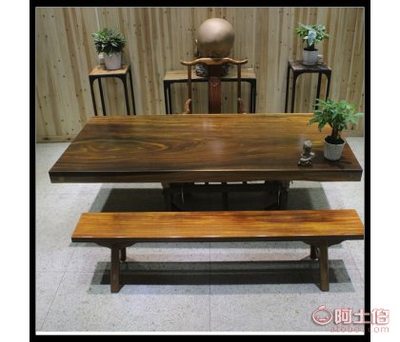 家有名木奧坎大板 綠心檀紅木實木家具，工廠直供，品質與實惠并存