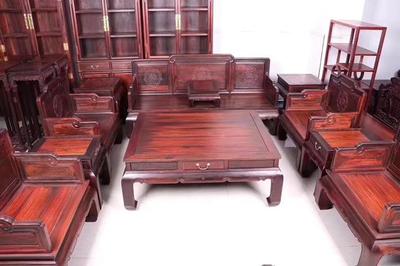 大紅酸枝精品紅木家具鑒賞 方寸之間的藝術瑰寶
